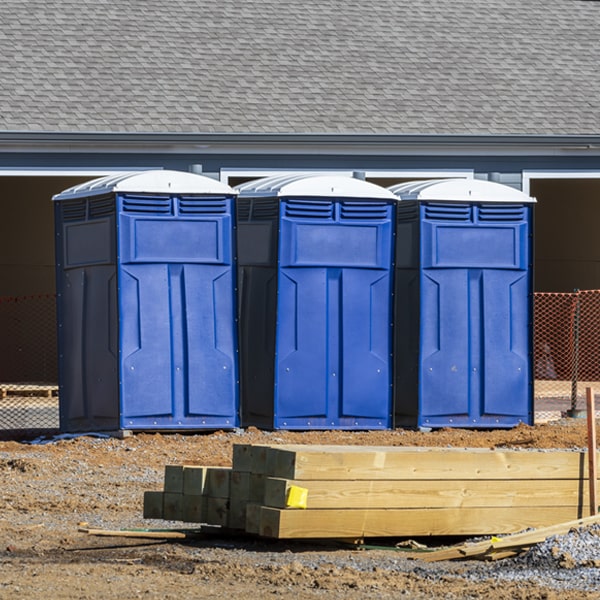 is there a specific order in which to place multiple porta potties in Centereach